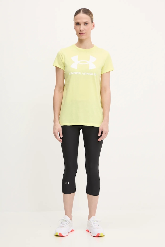 Majica kratkih rukava Under Armour 1356305 zlatna SS25