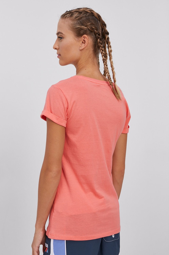 Odzież Rip Curl T-shirt GTEZC5 różowy
