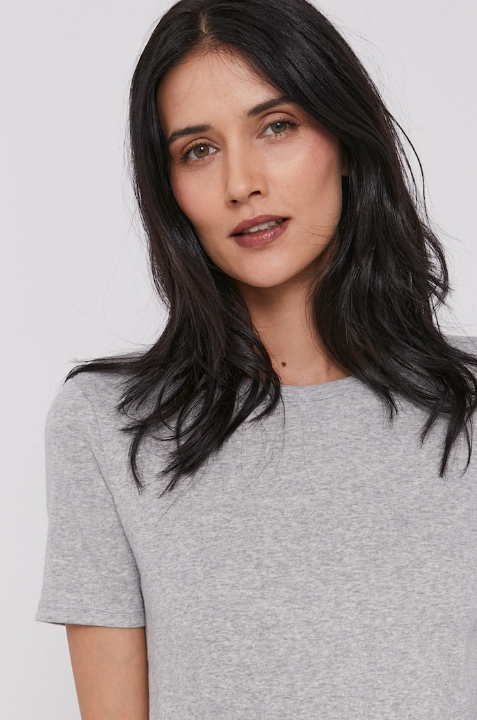Μπλουζάκι United Colors of Benetton γκρί 3GA2E16A0.501