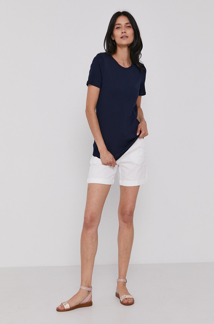 Majica kratkih rukava United Colors of Benetton 3GA2E16A0.016 mornarsko plava AA00