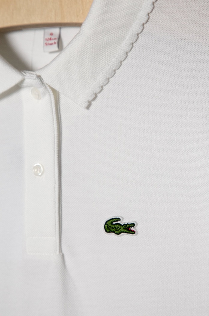 Dziewczynka Lacoste - T-shirt dziecięcy 98-140 cm PJ3594 PJ3594 biały