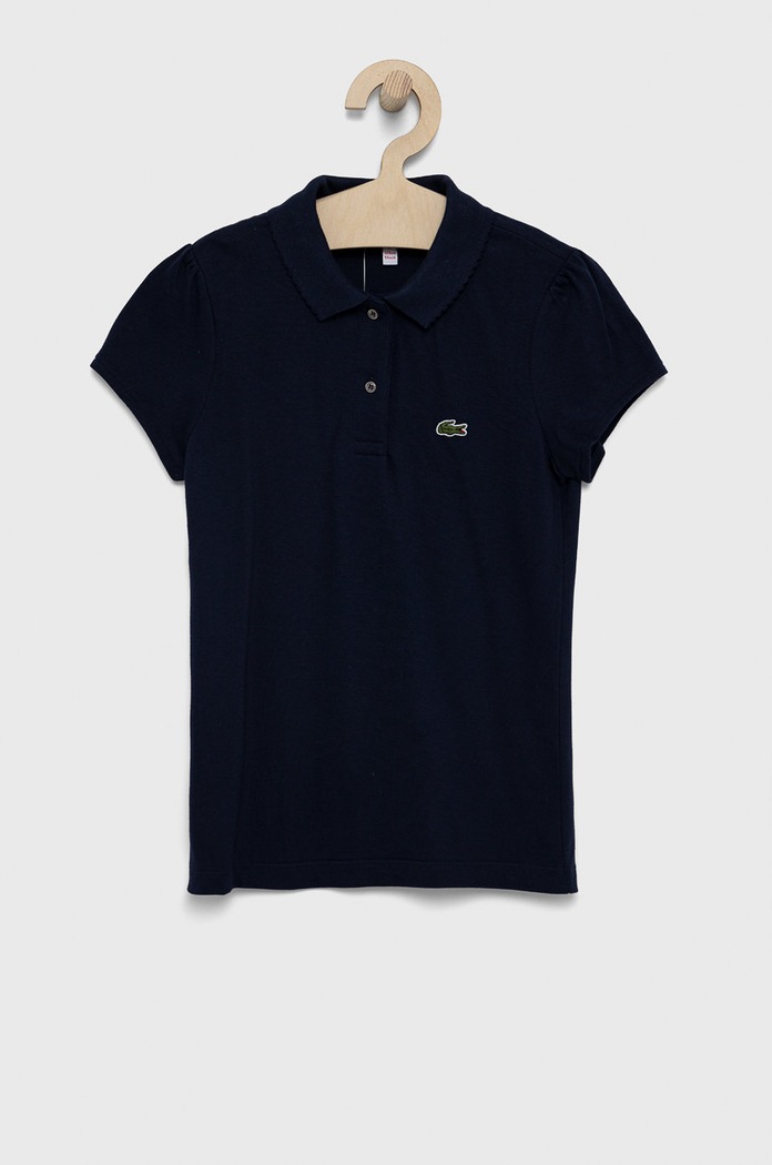 Lacoste - Tricou copii 98-140 cm uni bleumarin PJ3594