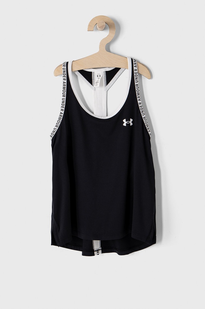 Παιδικό top Under Armour με ελαστάν μαύρο 1363374
