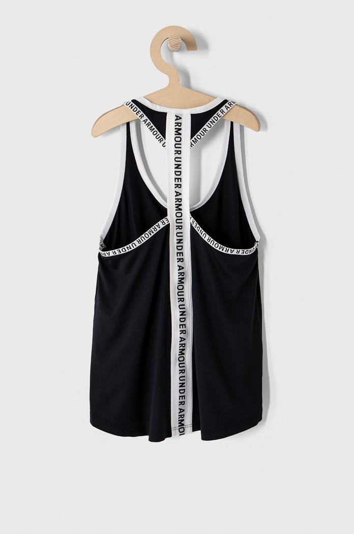Παιδικό top Under Armour 1363374 μαύρο SS25