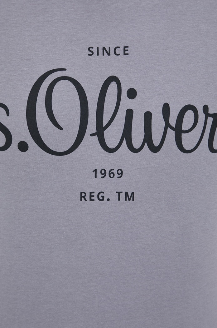 T-shirt bawełniany 2057432 szary