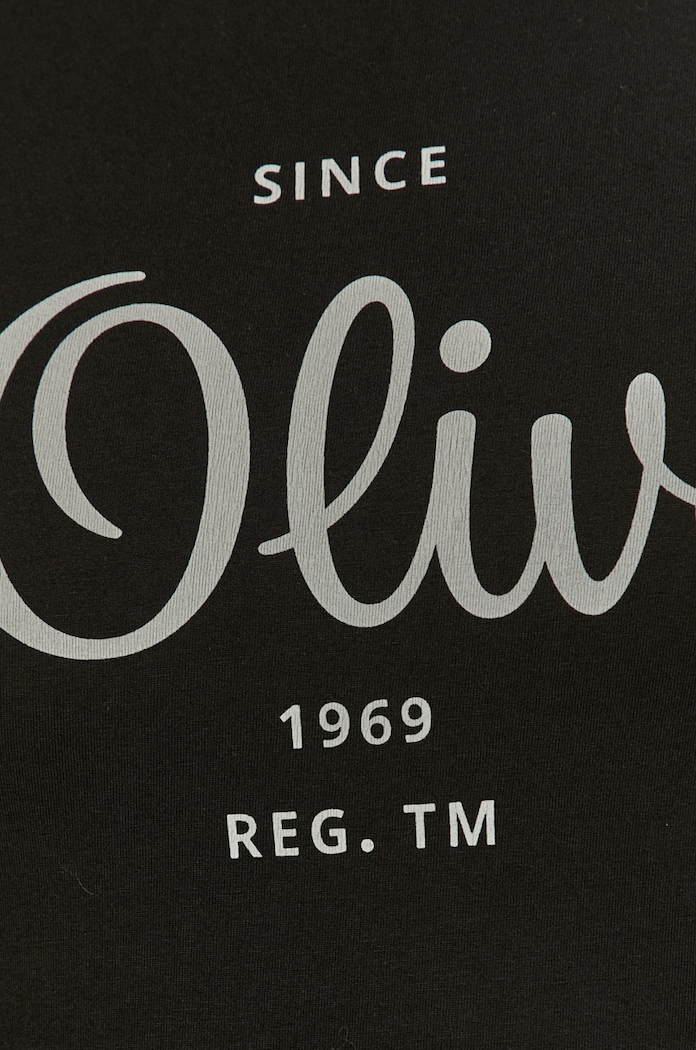 T-shirt bawełniany 2057432 czarny