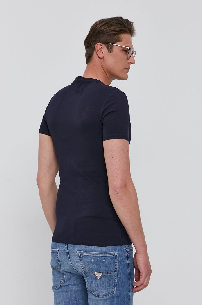 Odzież Guess T-shirt M1RI24.J1311 M1RI24.J1311 granatowy