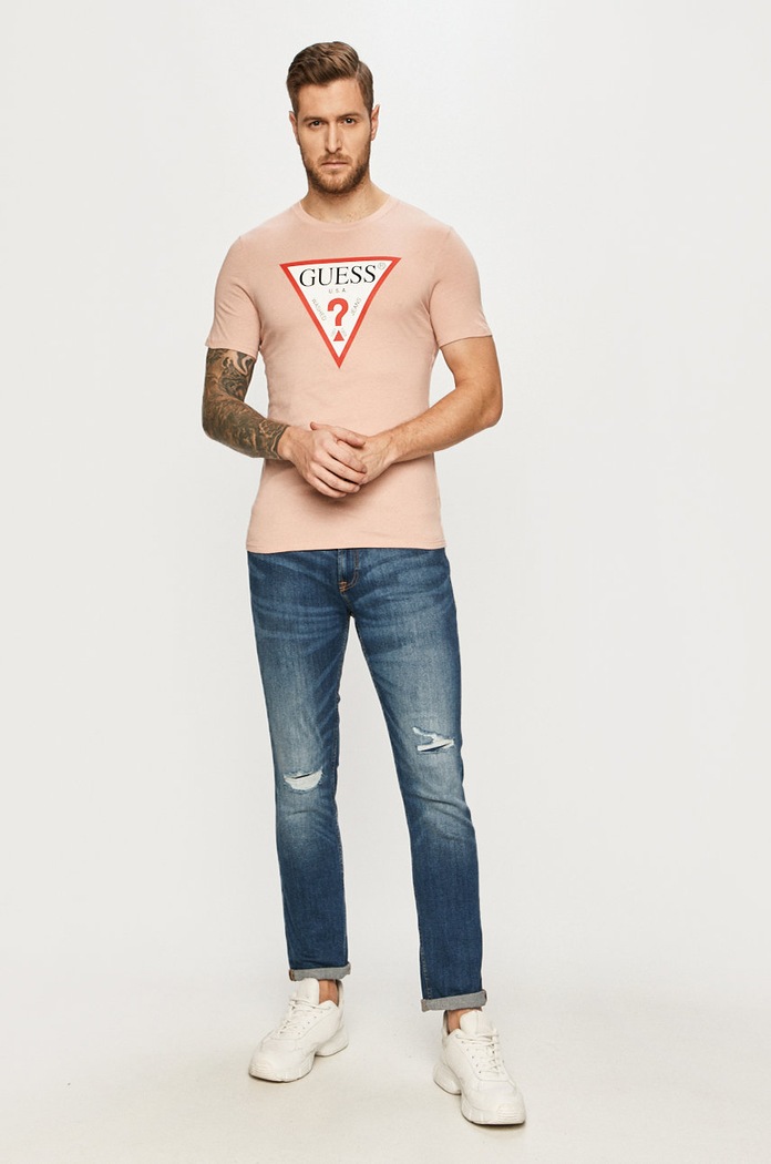 Guess T-shirt M1RI71.I3Z11 M1RI71.I3Z11 różowy AA00