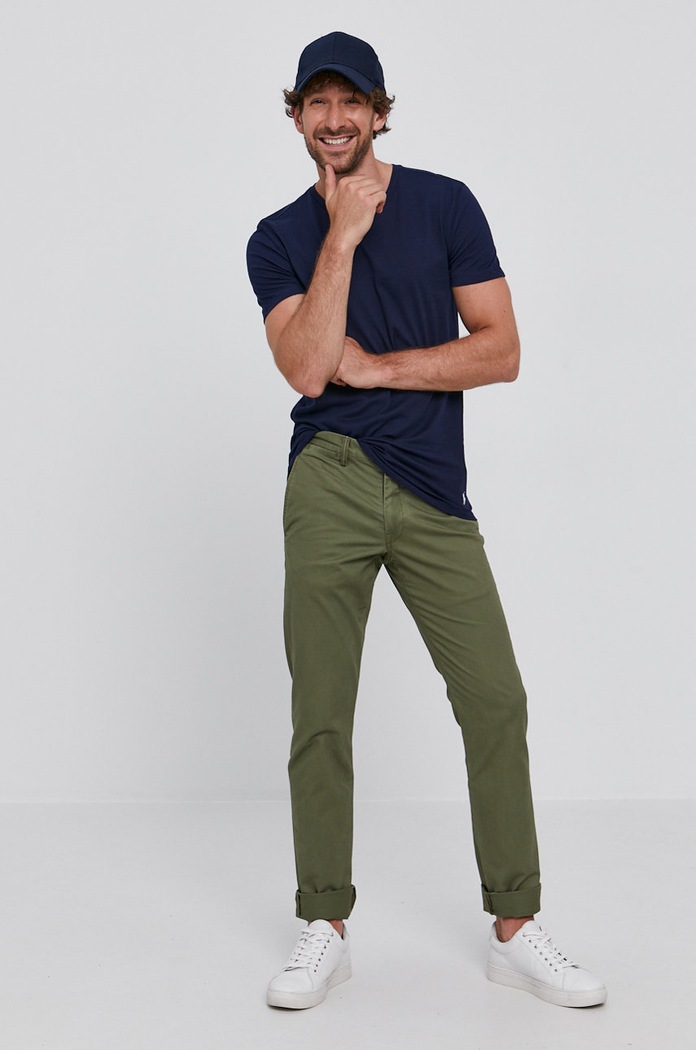 Tričko Polo Ralph Lauren (3-pack) tmavomodrá 714830304005