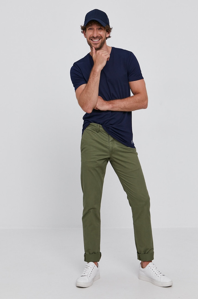Tričko Polo Ralph Lauren (3-pack) tmavomodrá 714830304005
