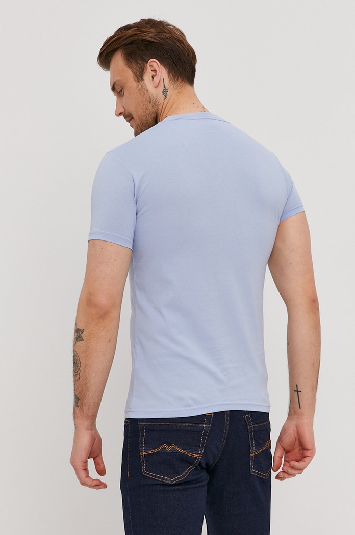 Дрехи Тениска Pepe Jeans Morrison PM507291.524 син
