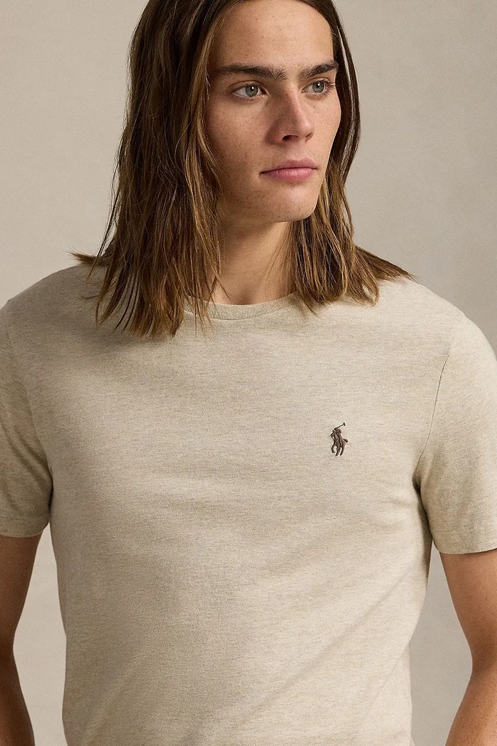 Tričko Polo Ralph Lauren béžová 710671438203