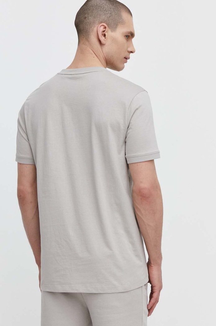 Odzież HUGO T-shirt basic męski bawełniany Diragolino212 50447978 szary