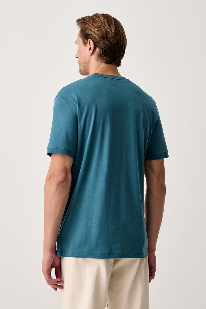Odzież HUGO T-shirt basic męski bawełniany Diragolino212 50447978 niebieski