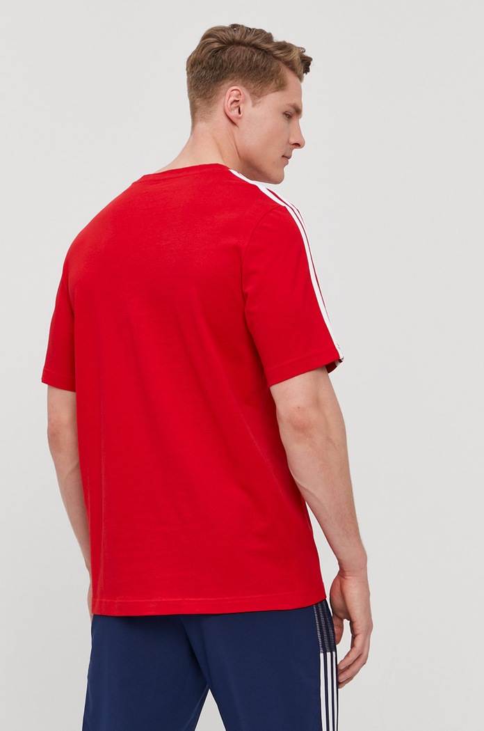 Odzież adidas T-shirt GL3736 GL3736 czerwony