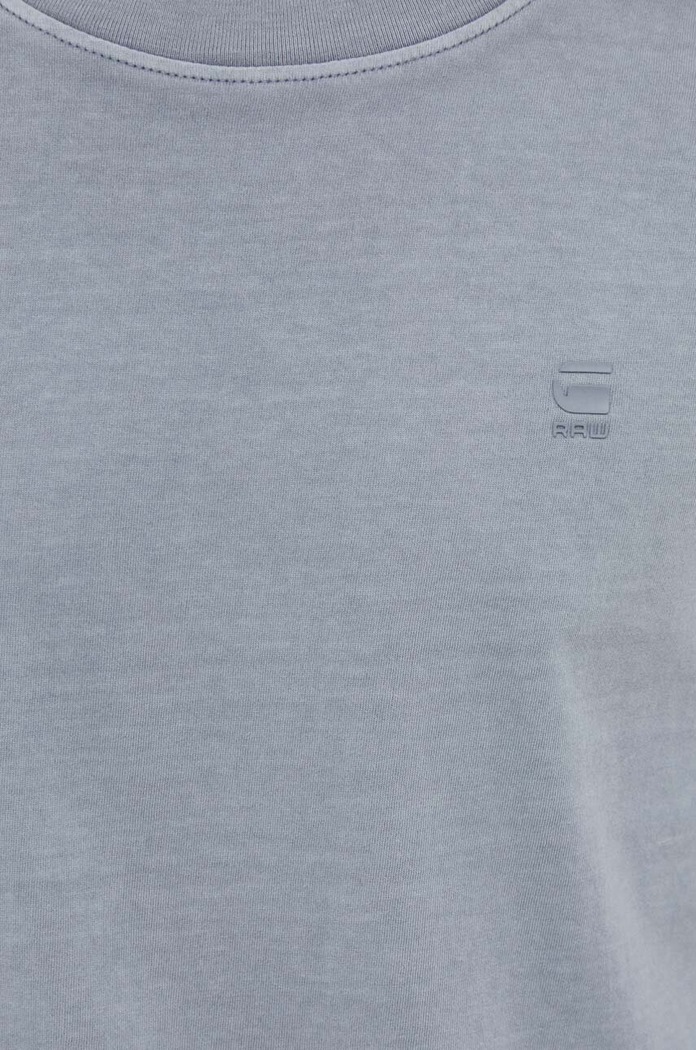 G-Star t-shirt męski bawełniany Lash D16396.2653 szary