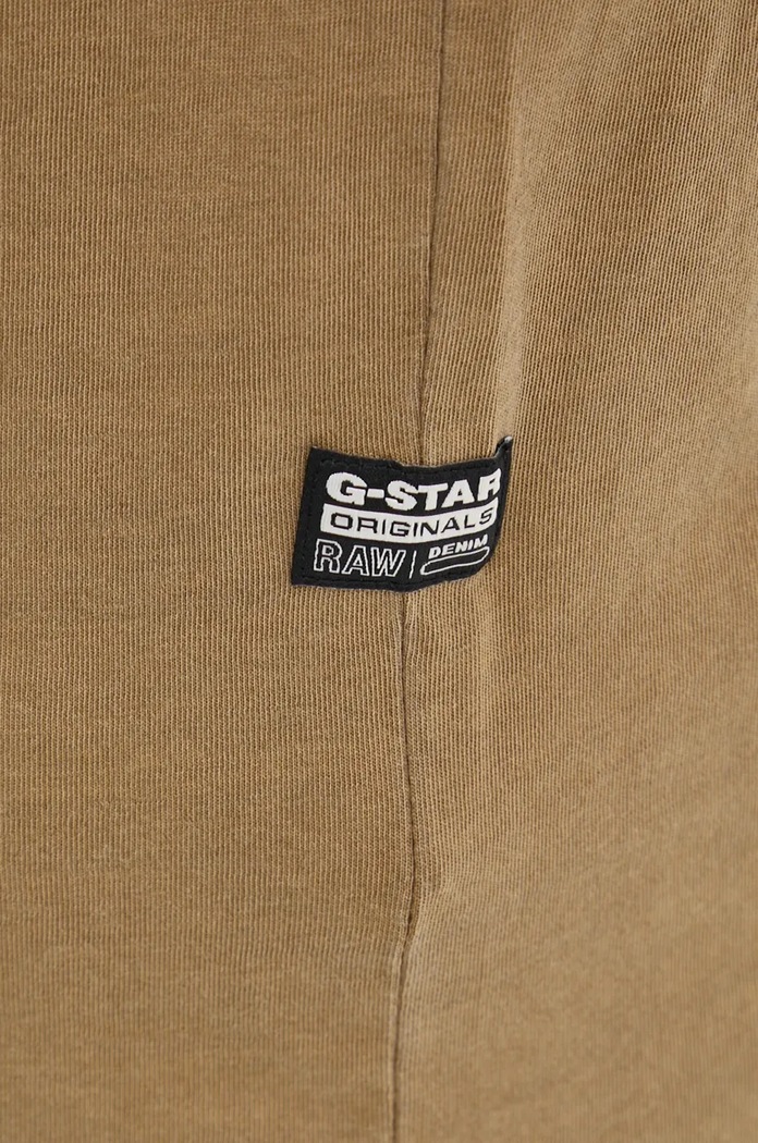 G-Star Тениска мъжка от памук Lash зелен D16396.2653
