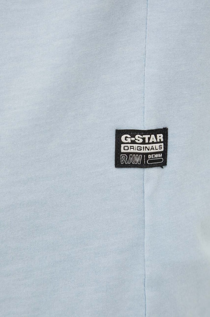 G-Star tričko pánské bavlněné Lash D16396.2653 modrá