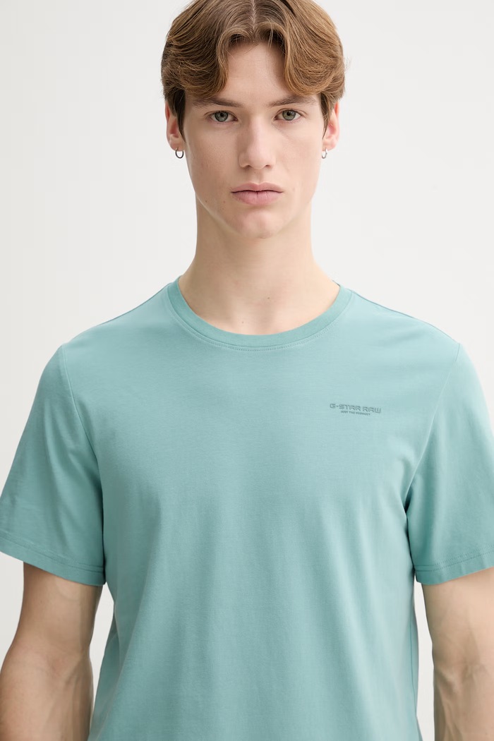 Tričko G-Star Raw tyrkysová D19070.C723