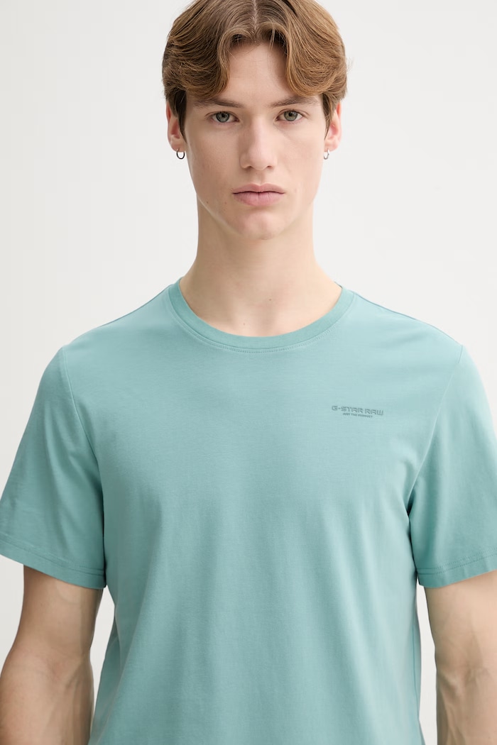 Tričko G-Star Raw tyrkysová D19070.C723