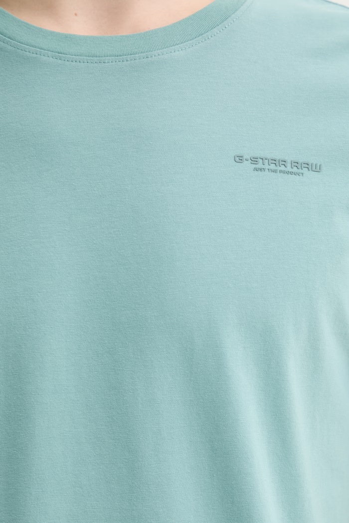 Tričko G-Star Raw D19070.C723 tyrkysová