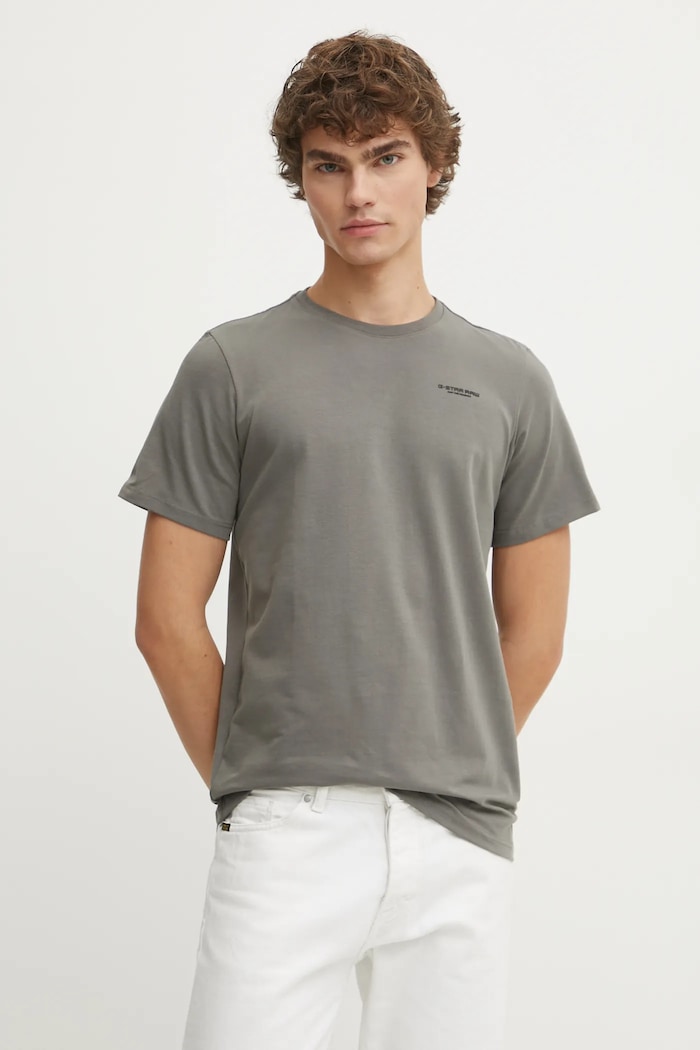 Tričko G-Star Slim base šedá D19070.C723