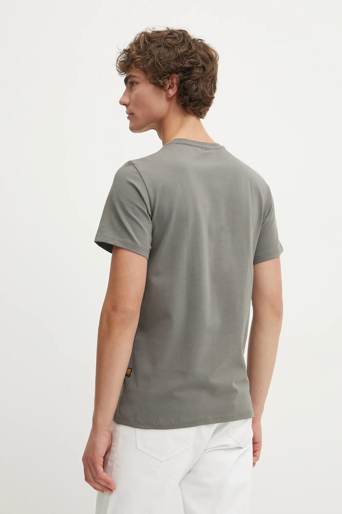 Oblečení Tričko G-Star Slim base D19070.C723 šedá