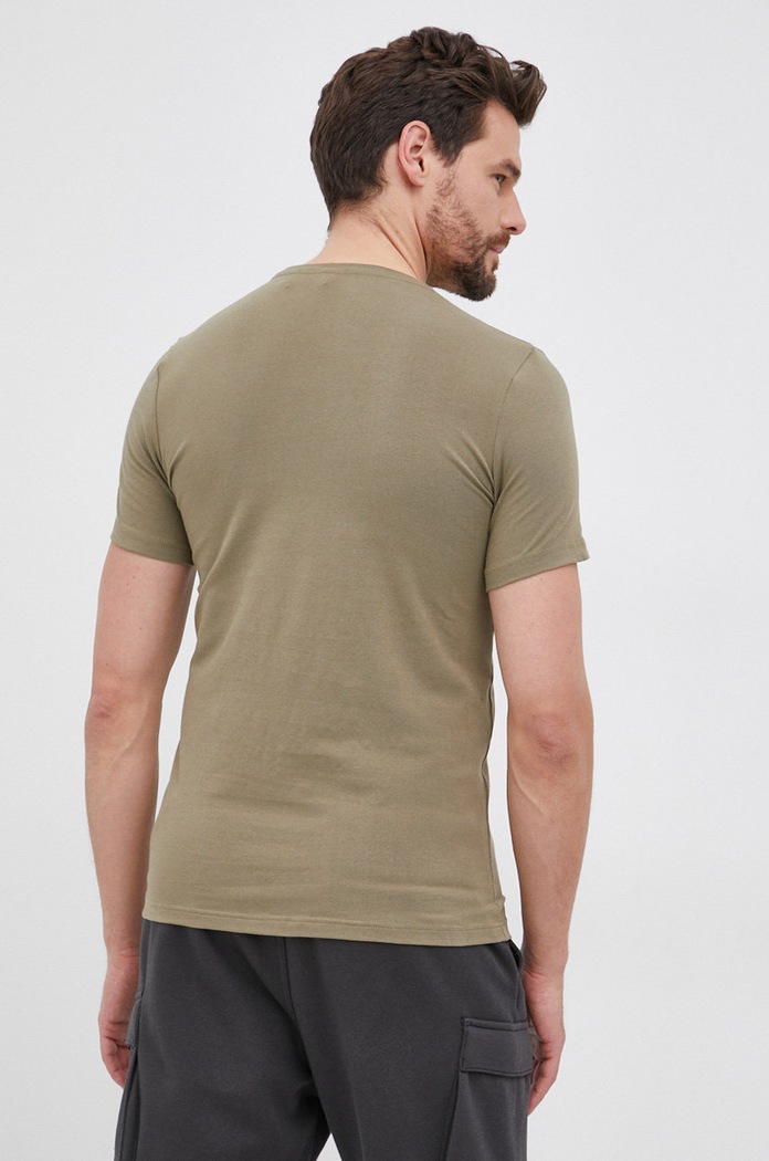 Odzież G-Star t-shirt Slim base D19070.C723 zielony