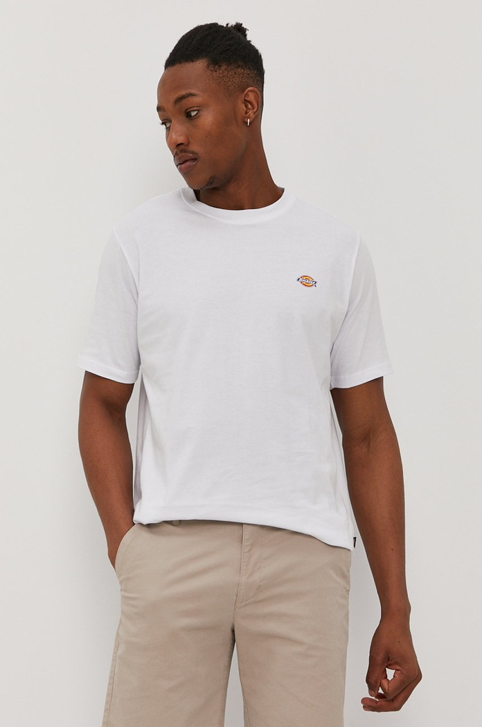 Majica kratkih rukava Dickies pamuk bijela DK0A4XDBWHX