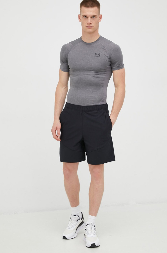 Under Armour T-shirt treningowy męski 1361518 szary SS26