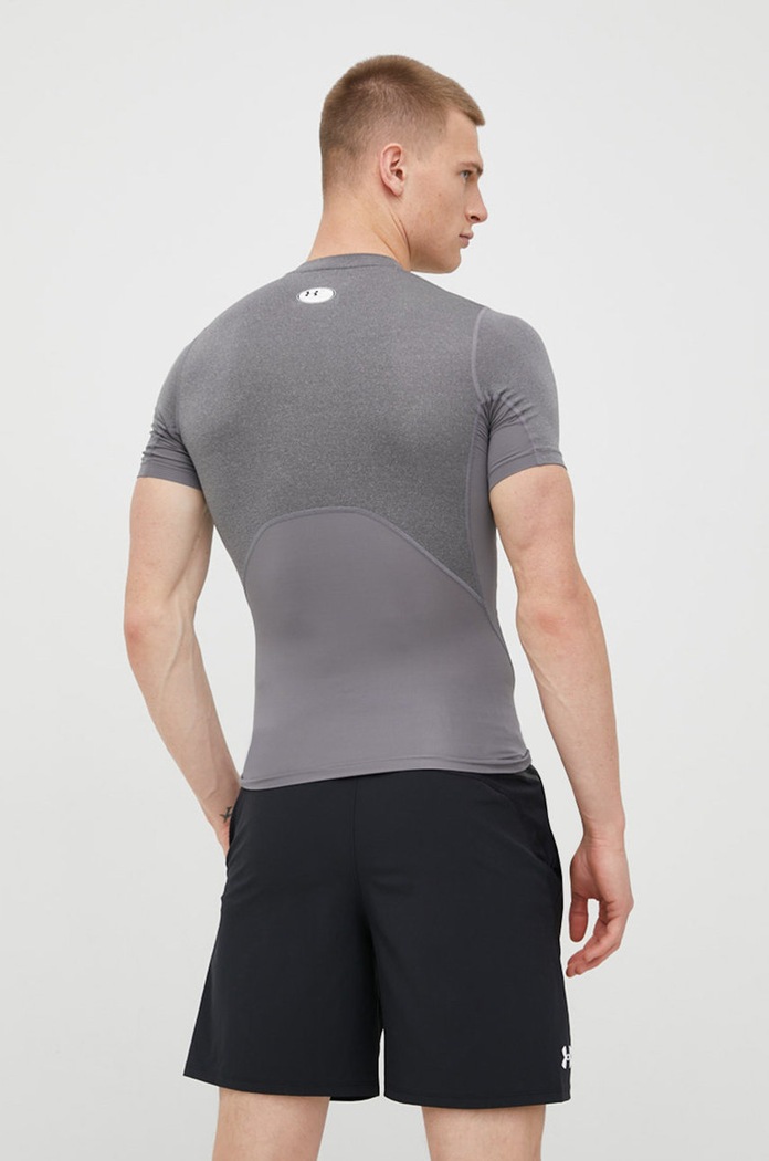 Odzież Under Armour T-shirt treningowy męski 1361518 szary