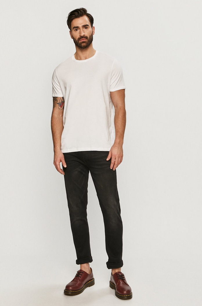 Îmbrăcăminte Wrangler Tricou W7BADH100 negru
