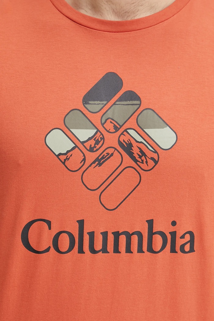 Pamučna majica Columbia 1888813 narančasta