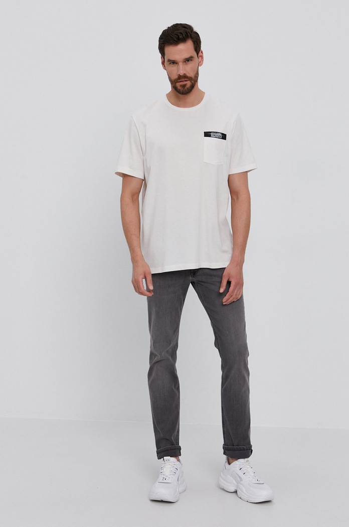 Tričko AllSaints MD013U biela SS21