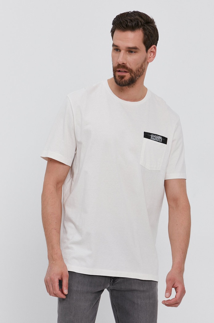 Tričko AllSaints biela MD013U