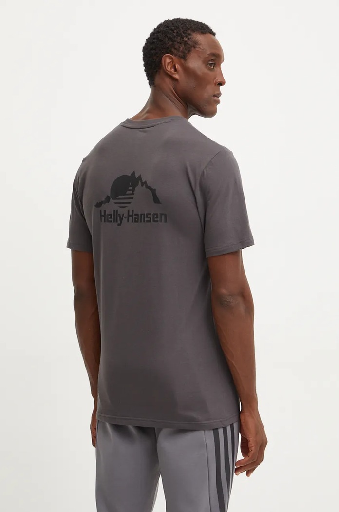 Helly Hansen kratka majica 62978 siva AW24