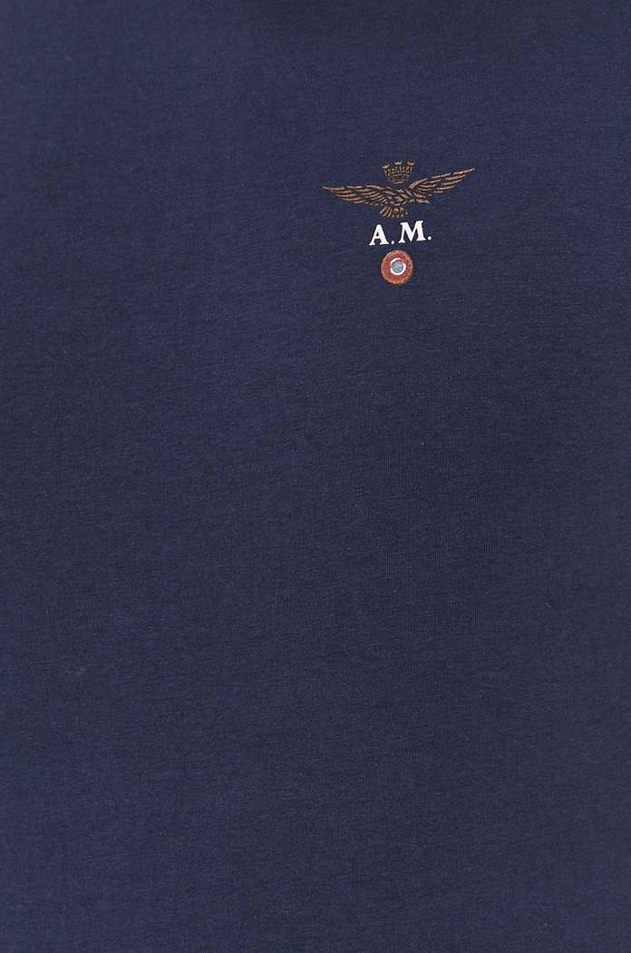 Tričko lounge Aeronautica Militare AM1UTI001 tmavomodrá