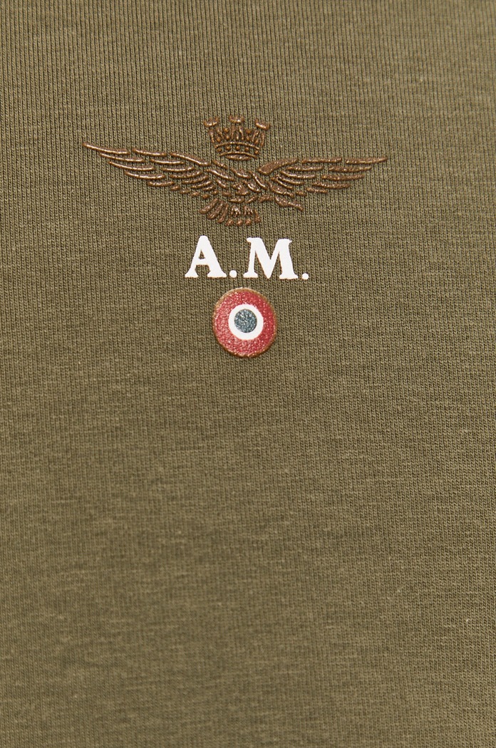 Tričko lounge Aeronautica Militare AM1UTI001 zelená