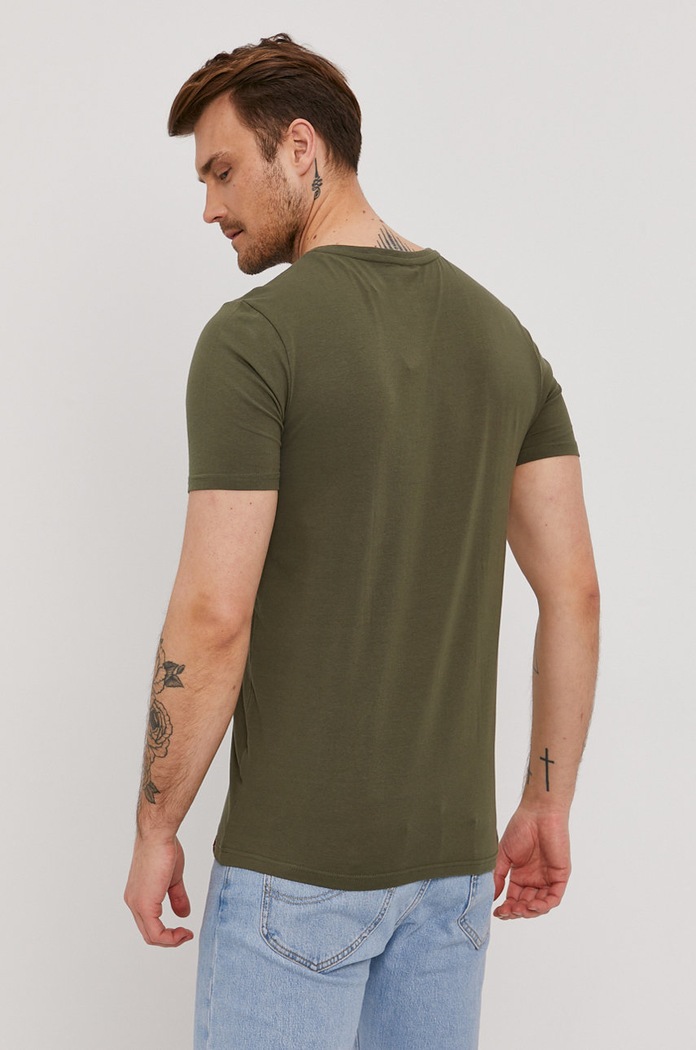 Oblečenie Tričko Aeronautica Militare AM1UTI002 zelená