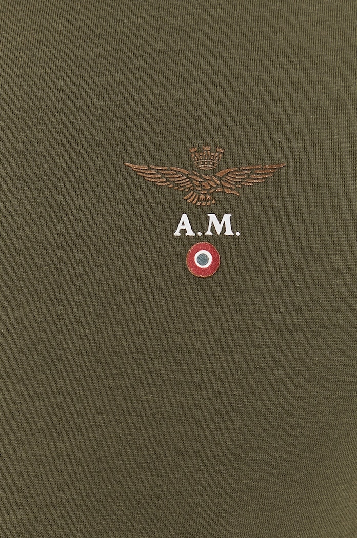 Tričko Aeronautica Militare AM1UTI002 zelená