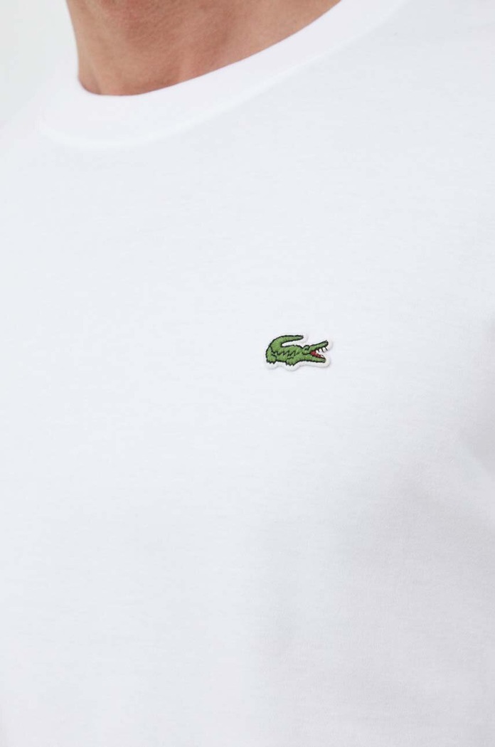 Lacoste t-shirt bawełniany TH1708 biały