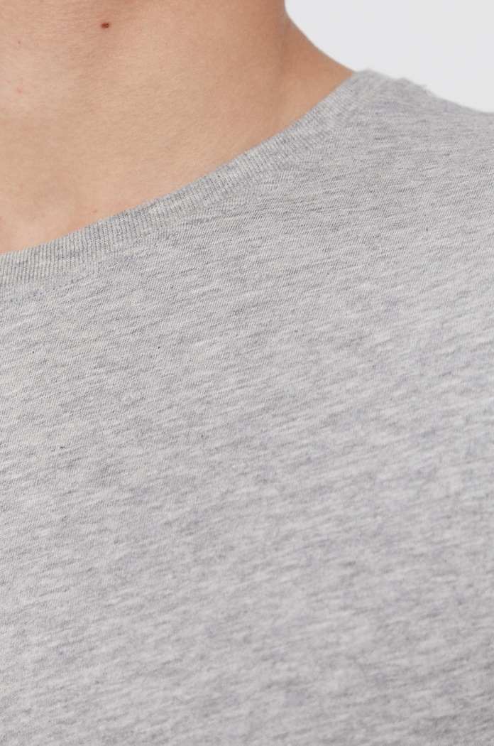 Βαμβακερό μπλουζάκι United Colors of Benetton 3U53J1F15.501 γκρί