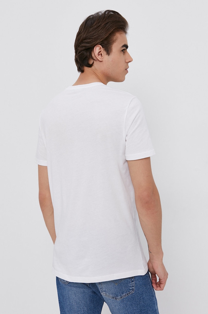 Îmbrăcăminte United Colors of Benetton Tricou din bumbac 3U53J1F15.101 alb