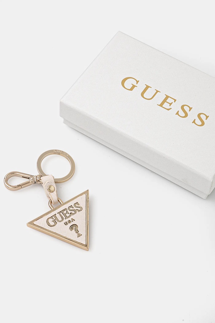 Obesek za ključe Guess RW7421.P2201 bež SS25