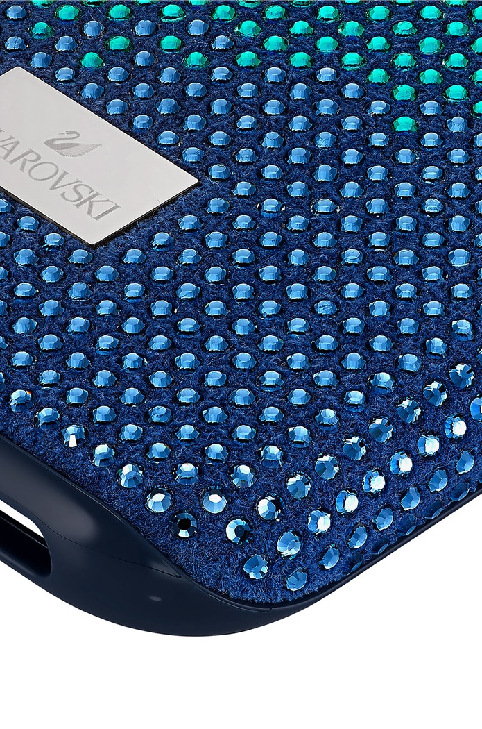 Akcesoria Swarovski etui na telefon Crystalgram iPhone Xs Max 5533972 5533972 granatowy