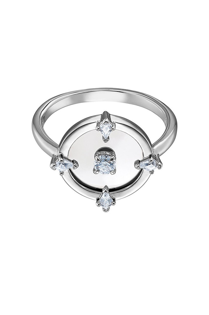 Prstýnek Swarovski stříbrná 5552877