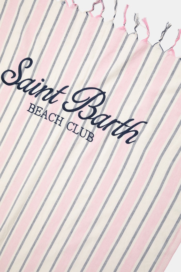 MC2 Saint Barth ręcznik plażowy bawełniany FOUL002 różowy AA00