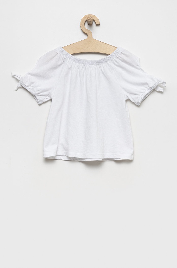 United Colors of Benetton t-shirt dziecięcy 3EQZC102R.G biały SS22