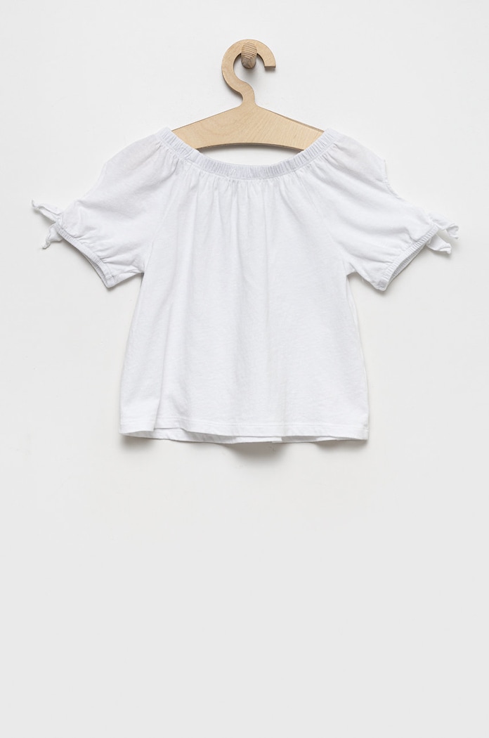 United Colors of Benetton t-shirt dziecięcy 3EQZC102R.G biały SS22