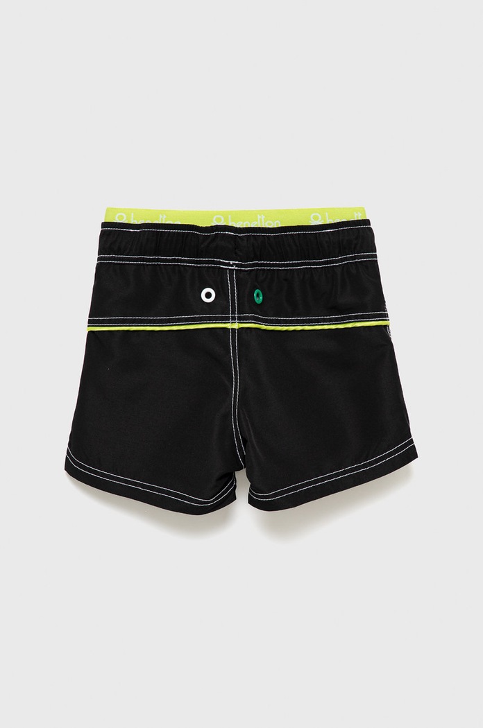 United Colors of Benetton szorty kąpielowe dziecięce 5JD00X006.G czarny SS22